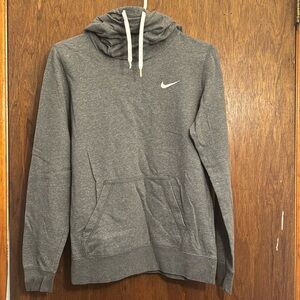 Nike grey cowl neck hoodie